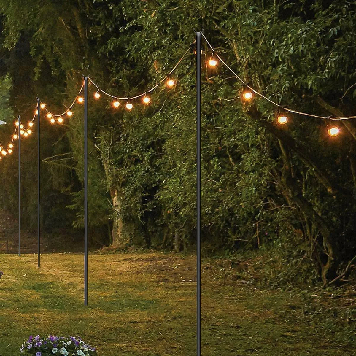 2PACK 9ft Steel Powder Coated Shade Sail Support Pole B136447