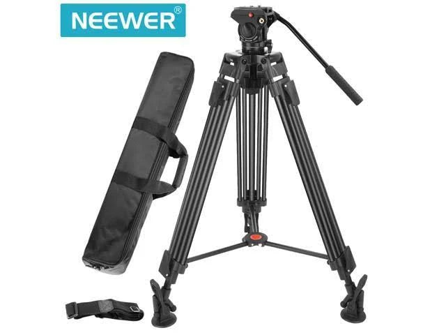 Heavy Duty Video Camera Tripod, 64 inches Aluminum Alloy N267