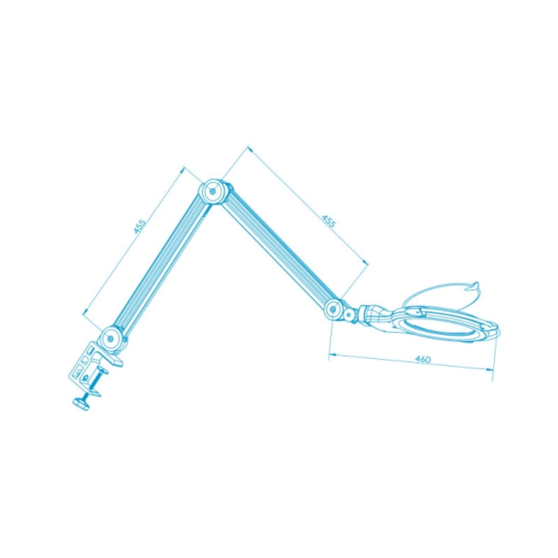ProVue Magnifying Lamp White UV LED L553029
