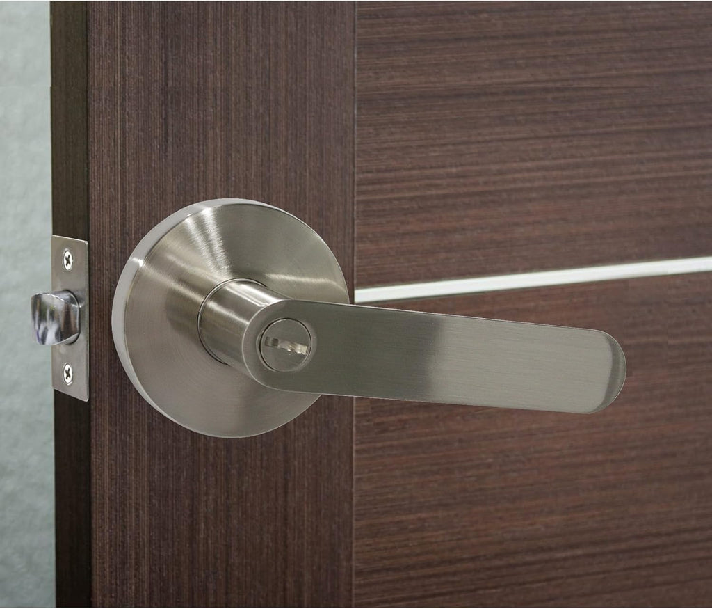 Satin Nickel Privacy Door Knob 10 Pack K64804
