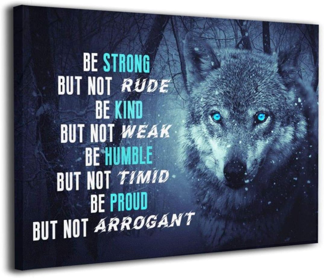 Motivational Canvas Poster Print Framed Artwork 16x20inch A44739