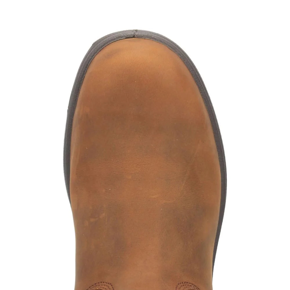 Tan Waterproof Western Work Boot Soft Toe P812
