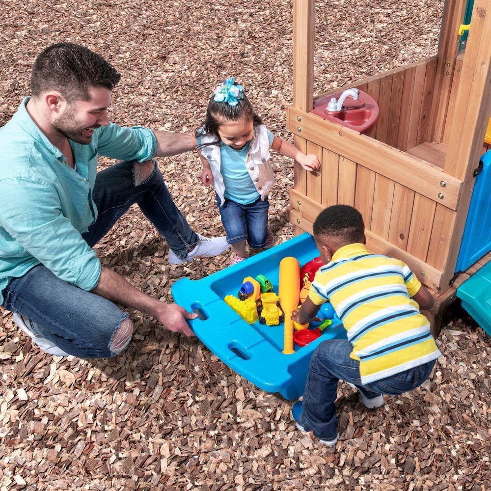 Woodland Adventure Playhouse with Slide H3711