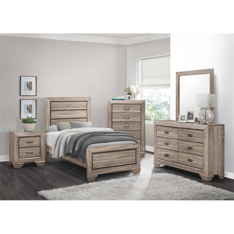 5 Drawers Wood Chest in Natural R6480