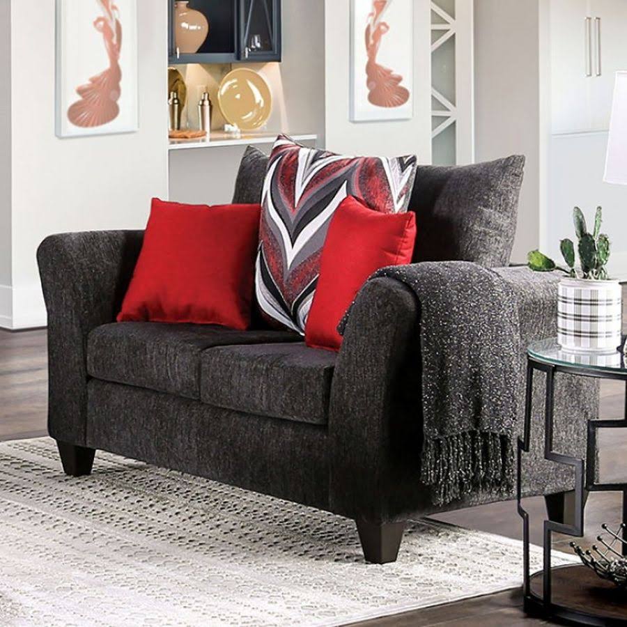Gray Loveseat J881638