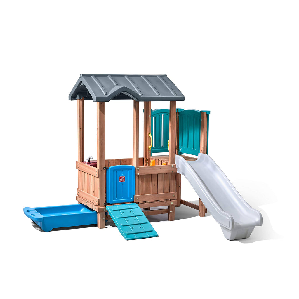 Woodland Adventure Playhouse with Slide H3711