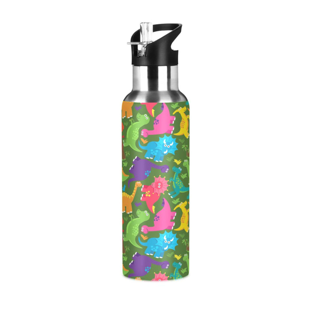 Stainless Steel Water Bottle with Straw Lid Vacuum Insulated 20 OZ D608
