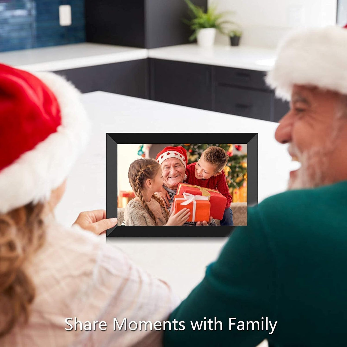 Digital Photo Frame WiFi 8 Inch Touch Screen 16GB Storage U49428