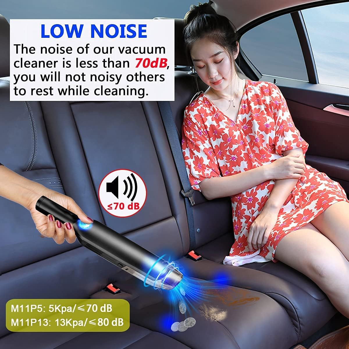 Cordless Rechargeable Mini Handheld Car Vacuum Cleaner F99941