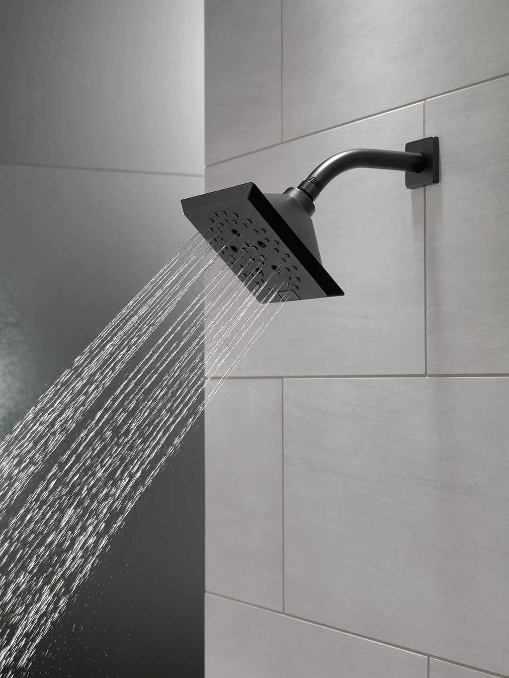 Matte Black 5-Setting Raincan Shower Head K300607