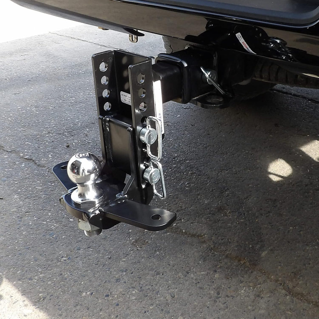 Drop Ball Mount with Sway Control Tabs, 12,000 lbs, Fits 3" Hitch, 2" Ball F890