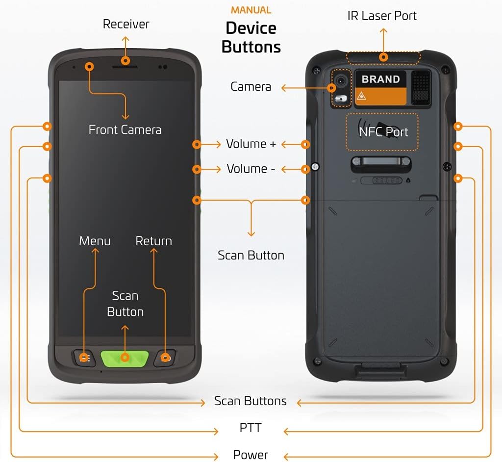 Touchfree ID & Passport Scanner with Charging Cradle & Carrying Case S6005