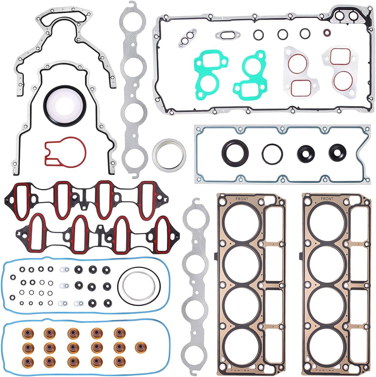 Cylinder Head Gasket Full Set Compatible with 4.8L 5.3L Q835160