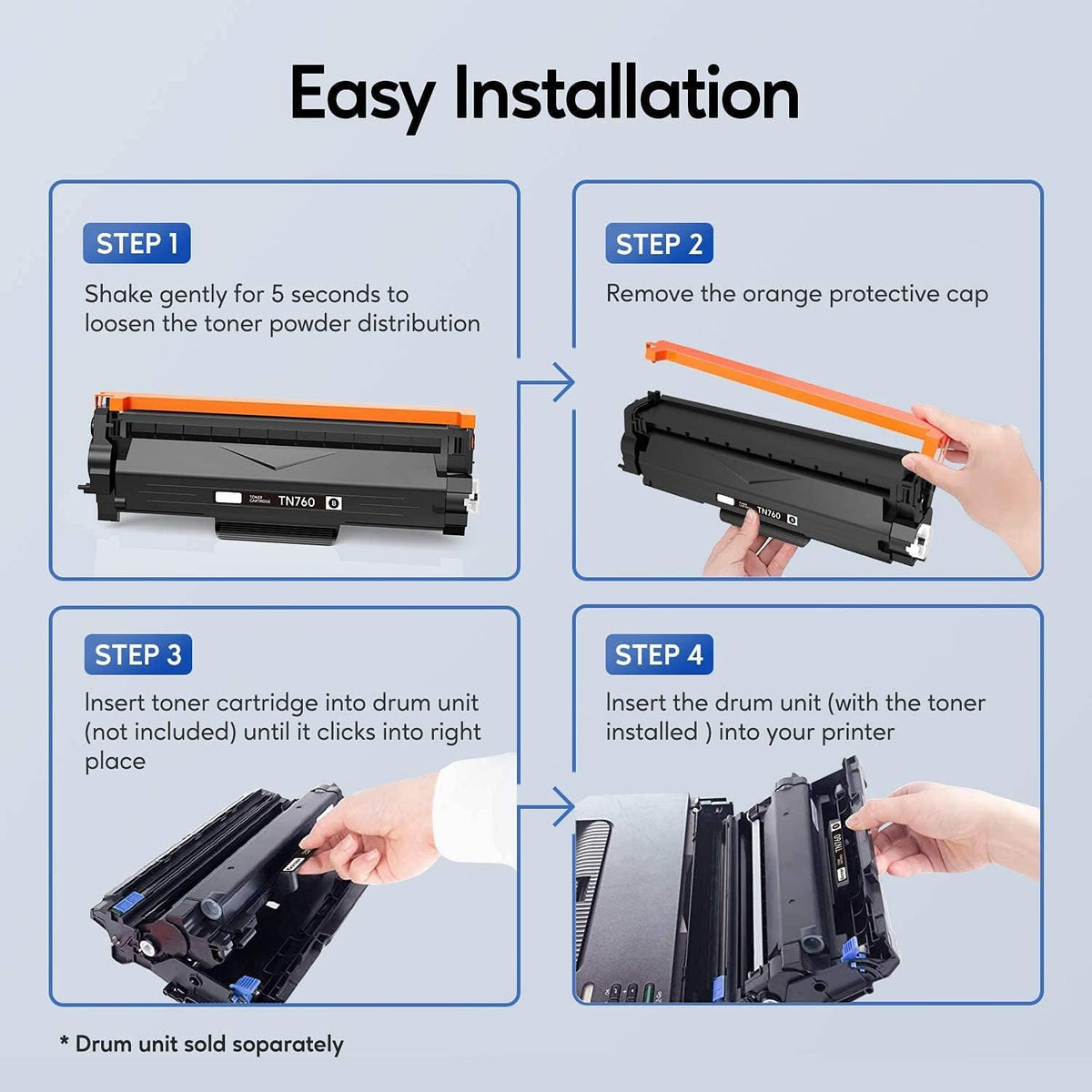 Black 4-Pack Toner Cartridge H9137