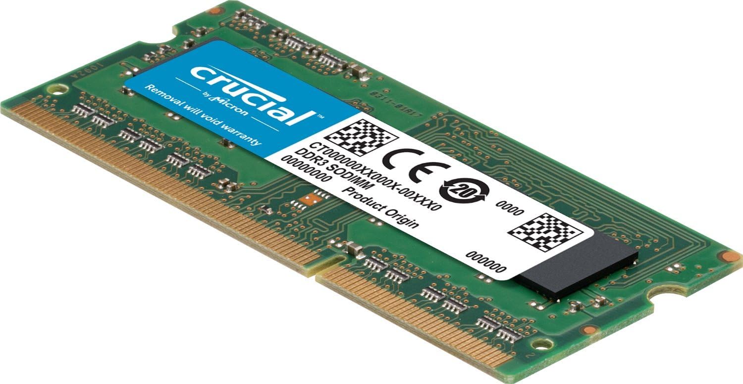 8GB DDR3 1600 MHz CL11 Laptop Memory Pack of 2 T242912