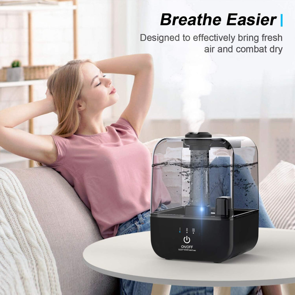 4.5L Top Fill Ultrasonic Cool Mist Humidifier, Pack of 2 H910