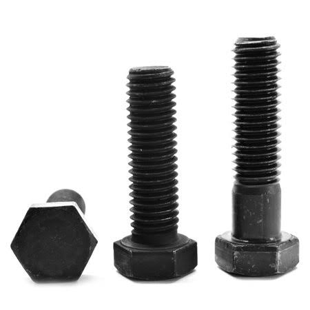 3/8 inch-24 x 7 1/2 inch Fine Thread Grade 5 Hex Cap Screw Medium Carbon Steel Black Oxide Pk 150 C6408