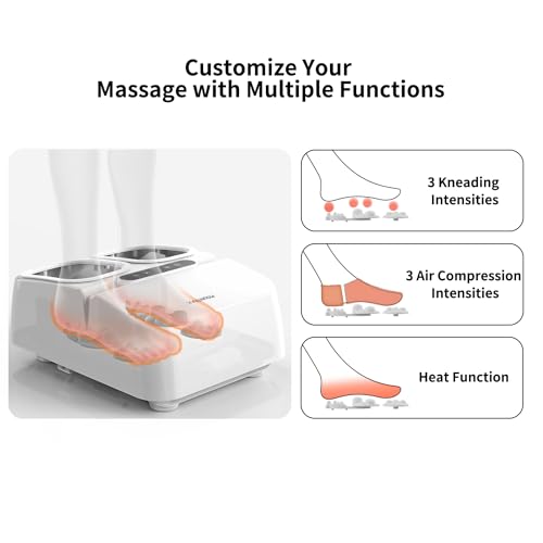 Black Shiatsu Foot Massager with Heat and Remote Control Q8235