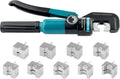 Hydraulic Battery Cable Lug Crimping Tool, AWG 12-2/0, 9 Pairs of Dies K5114