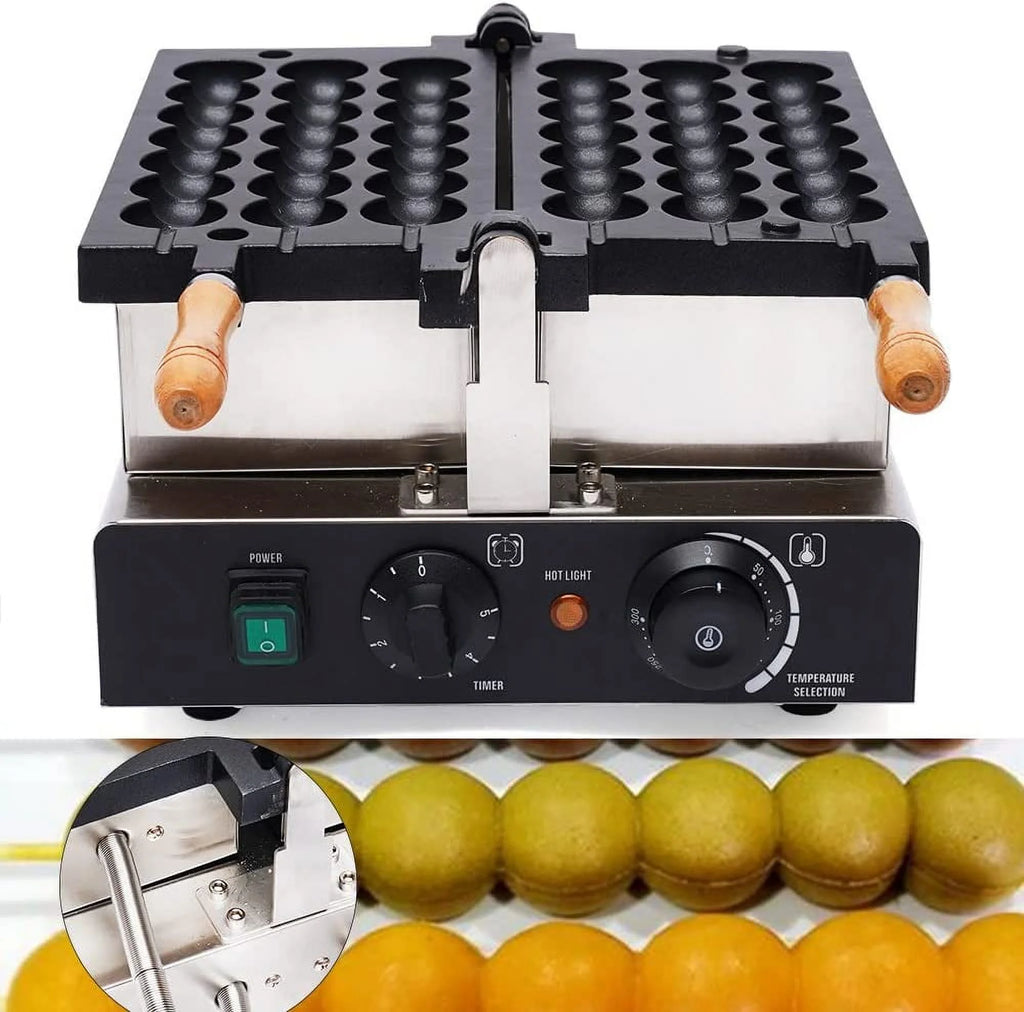 Nonstick Electric Rotating Waffle Ball Machine N2673