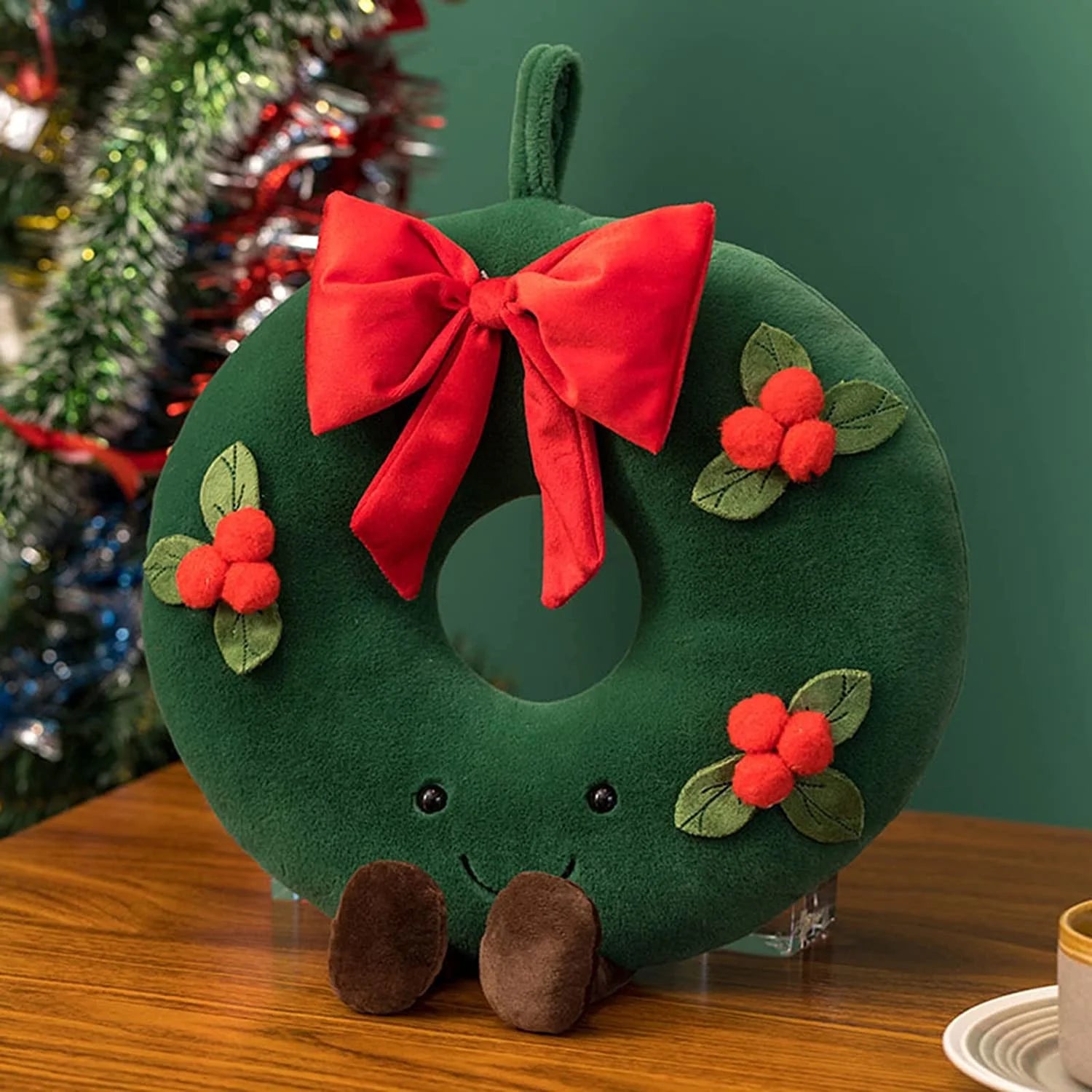 Kawaii Ginger Bread Plush Toy Stuffed Cookie House Shape Cushion Pillow H658785