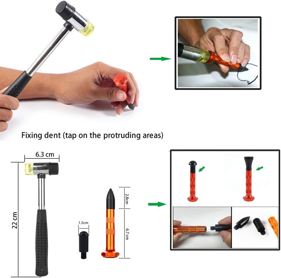 Dent Removal Rods Set Paintless Dent Repair Tools Kit Z563
