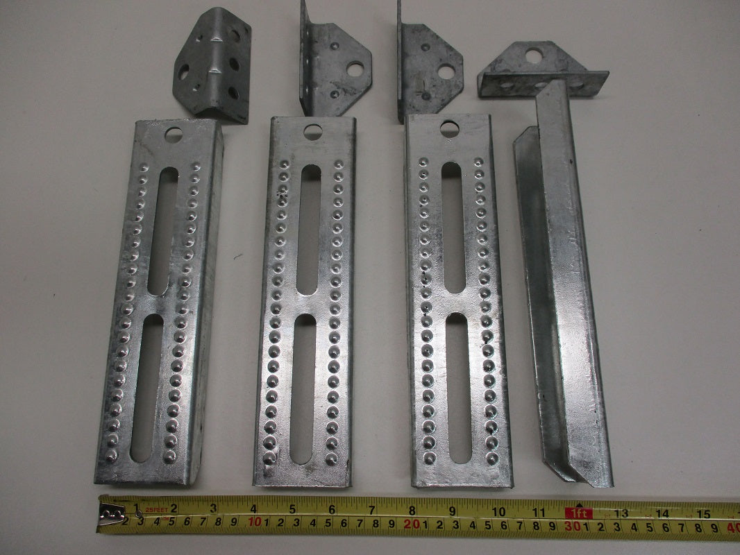 10" Bolster Bunk Board Adjustable Swivel Bracket Kits S579177