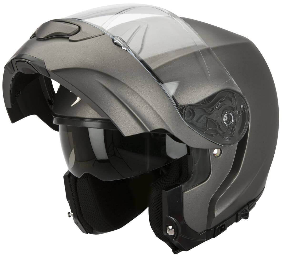 Matt Anthracite Motorcycle Helmet B607