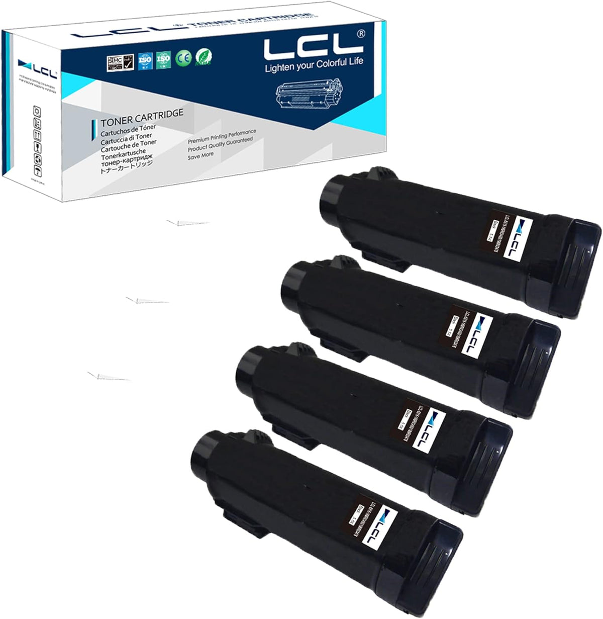 Black 4-Pack Compatible Toner Cartridge Z833665