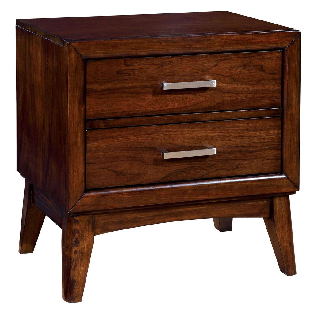 Brown Cherry Nightstand X98281