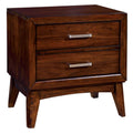 Brown Cherry Nightstand X98281