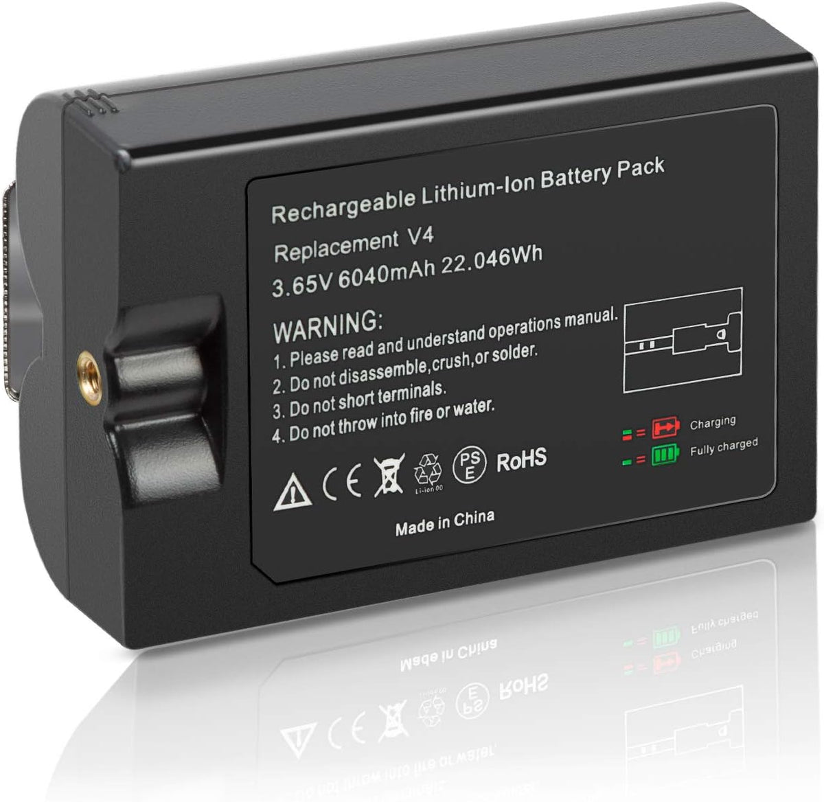 3-Pack Lithium-ion Batteries 6040mAh with Easy Release Design X90845