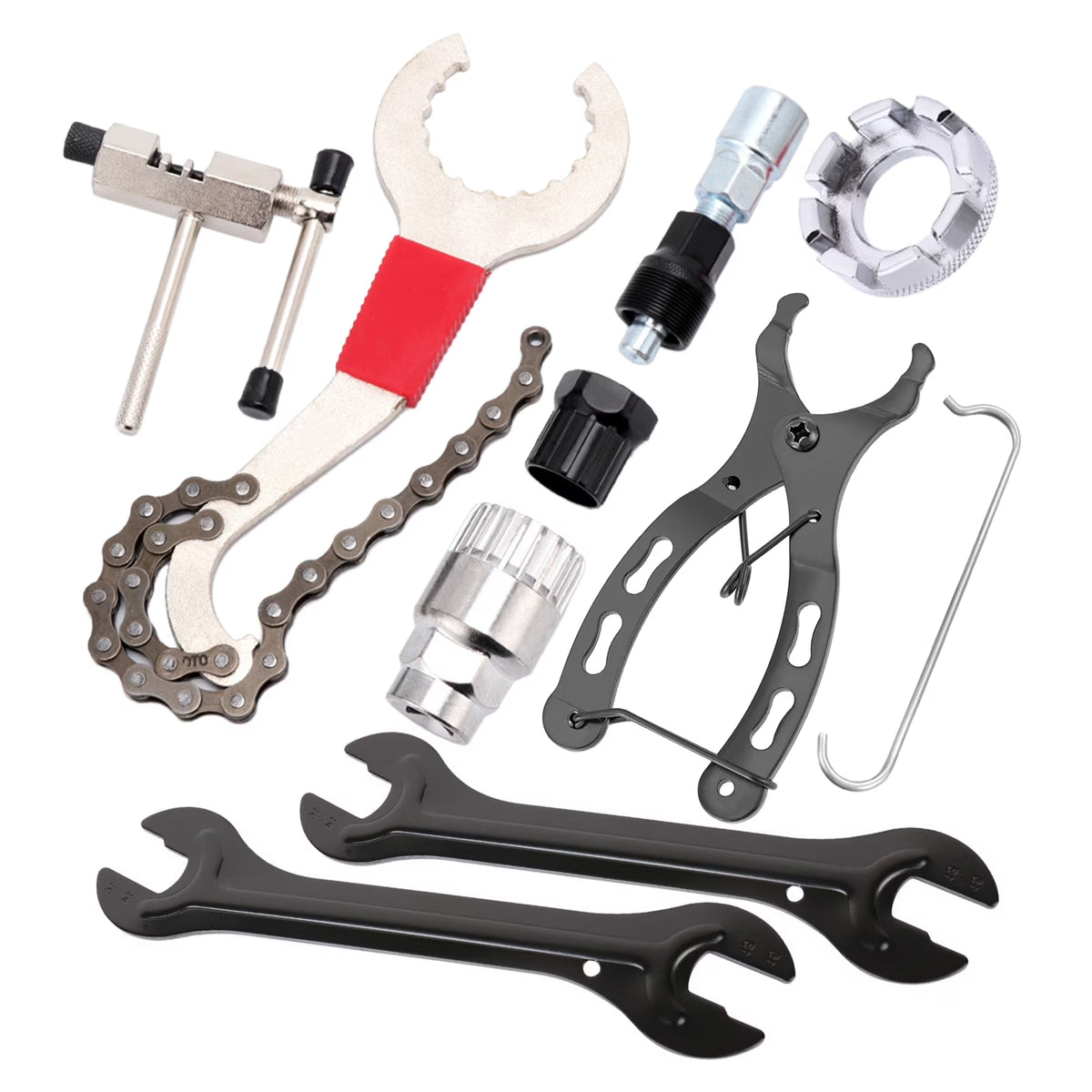 9pcs Bike Tool Kit with Chain Breaker and Crank Puller I652