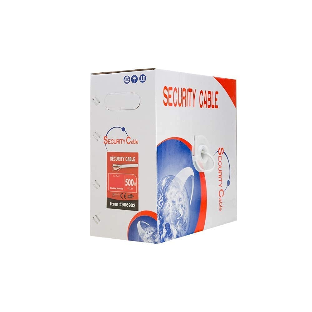 22/4 Shielded Stranded Conductor Alarm Control Cable 500ft Pack of 2 N26671