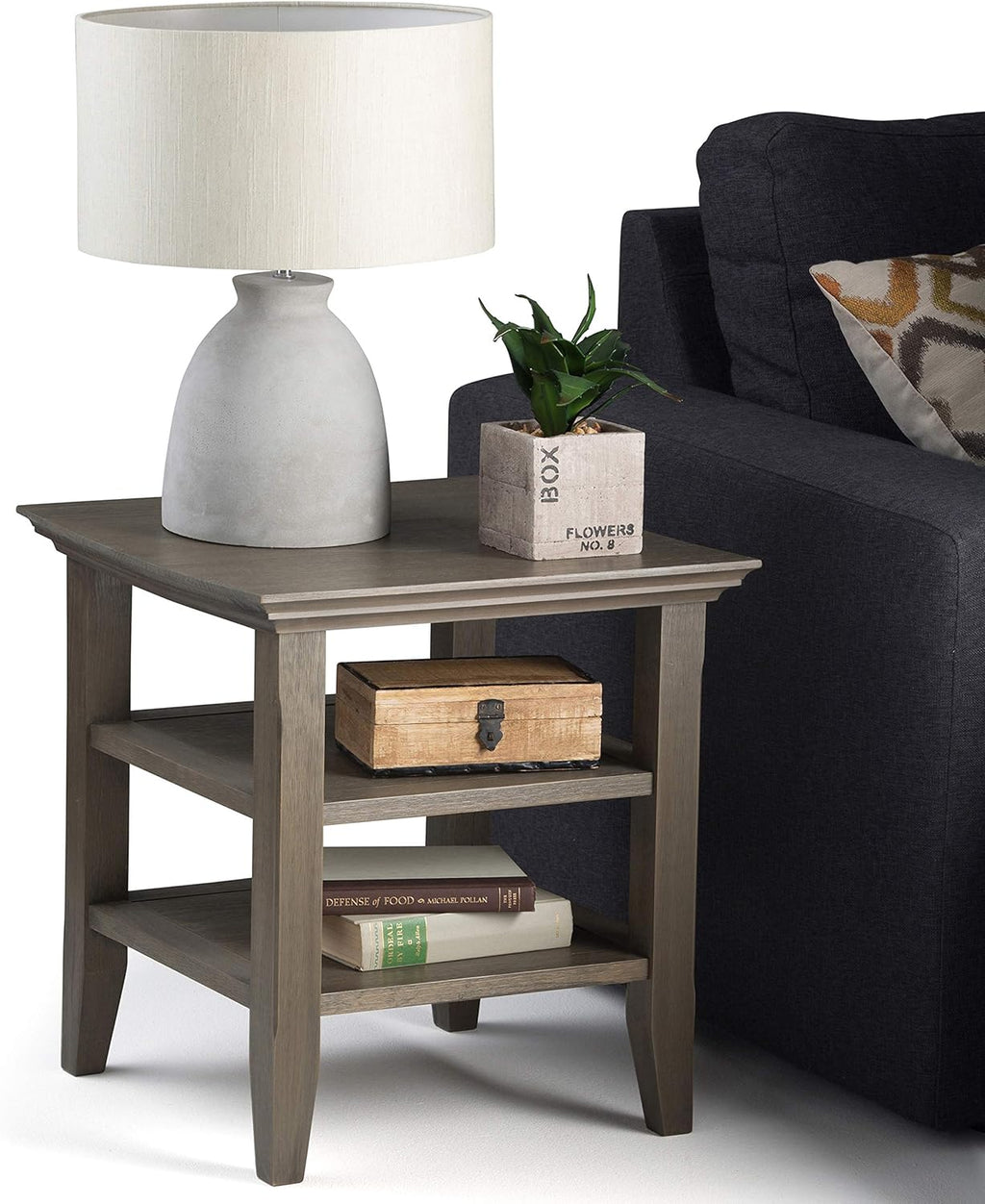 Farmhouse Brown End Table S89162