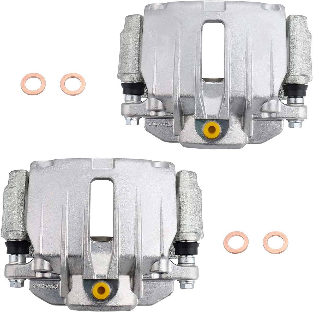 Rear Left Driver Side Disc Brake Caliper Assembly Pack of 2 C6343