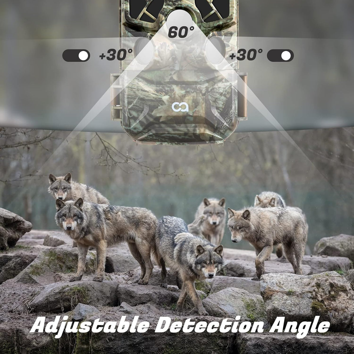 4K 24MP WiFi Game Camera with No Glow Night Vision IP66 Waterproof D61960
