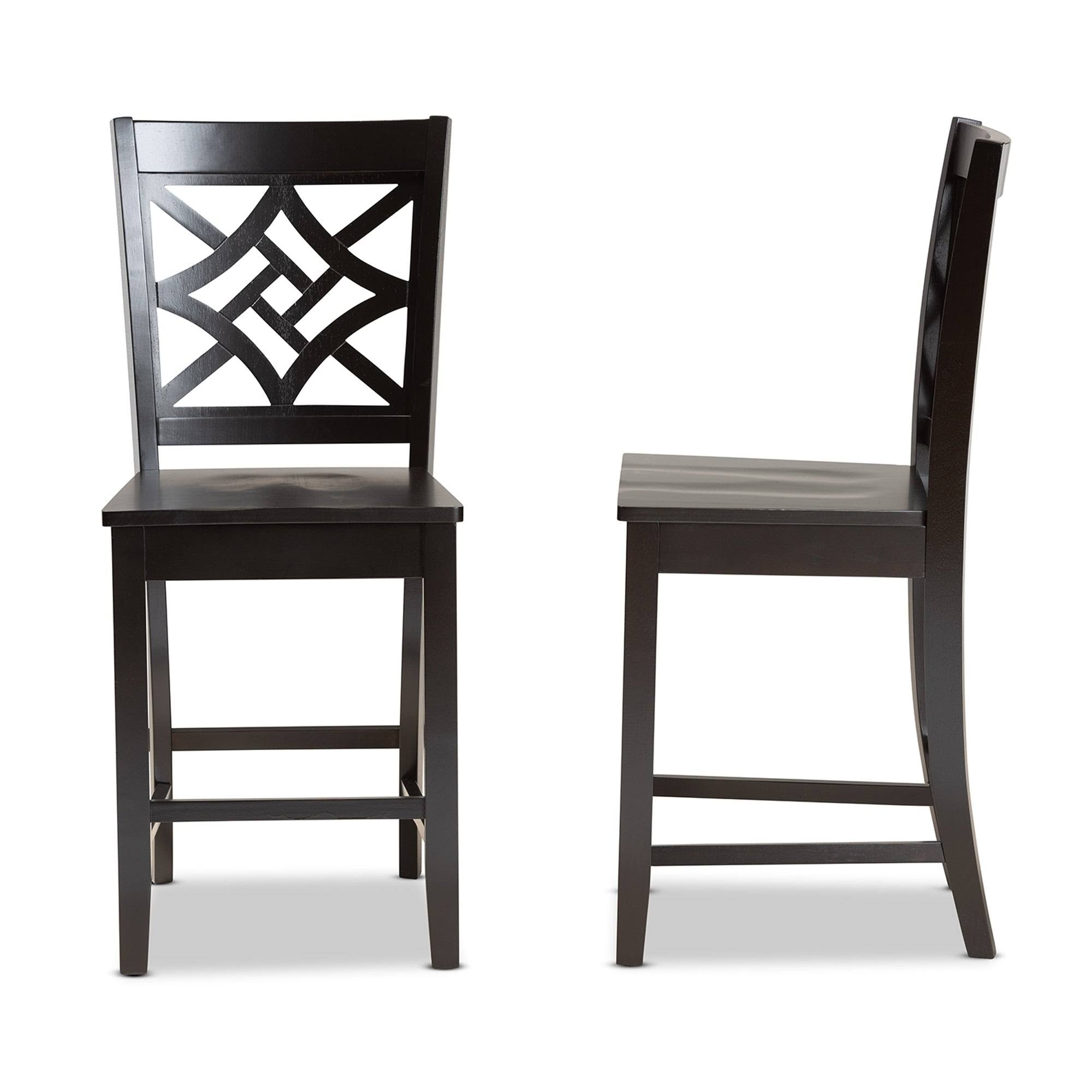 2-Piece Counter Stool Set - Walnut R434524
