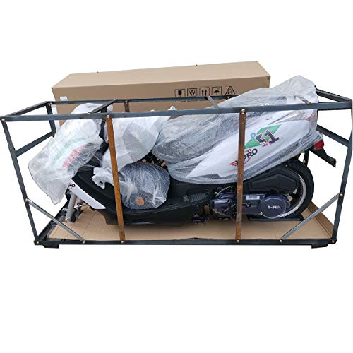 150cc Gas Moped Adult Bike with 13" Aluminum Wheels Blue B31573