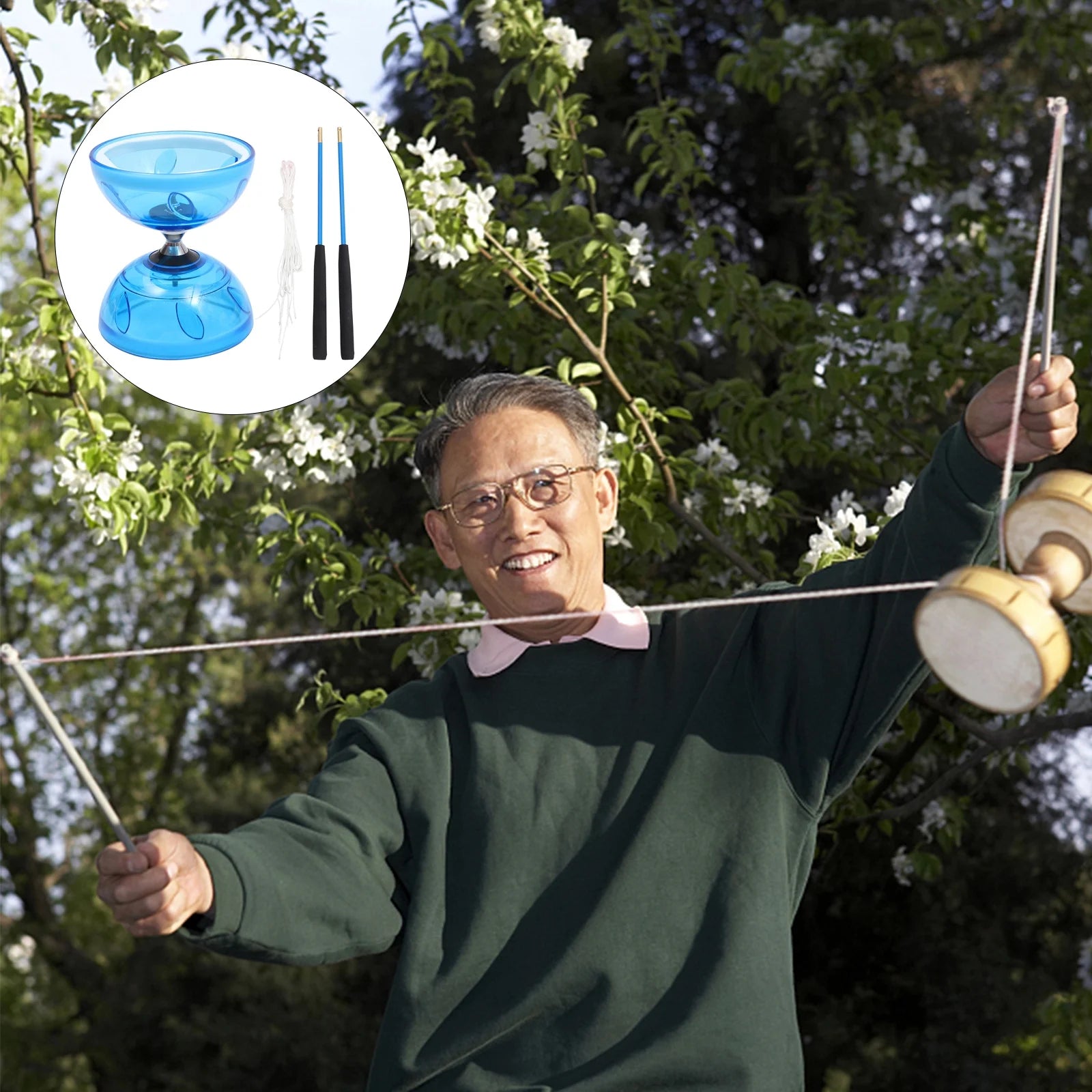 Chinese Yoyo Diabolo Toy Professional Juggling Diabolos R189115