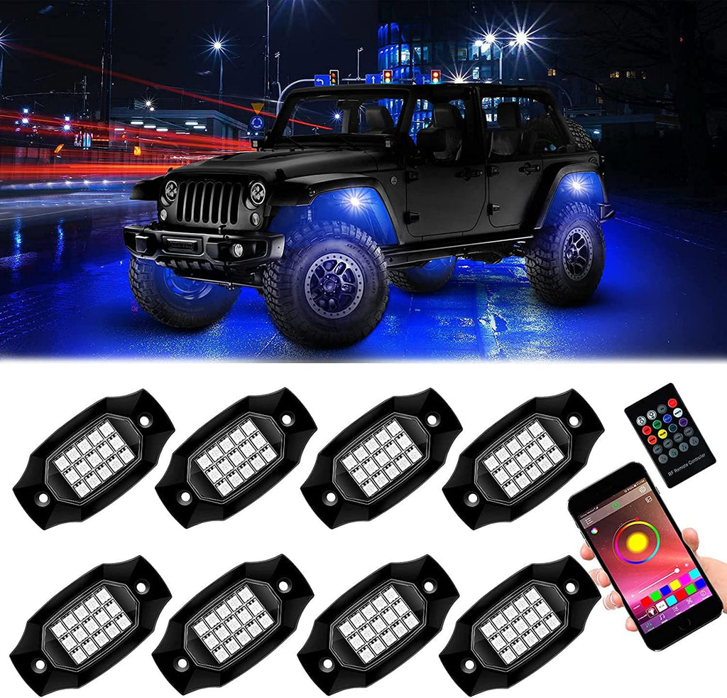 6 Pods Waterproof Car Underglow LED Lights Kit T6985