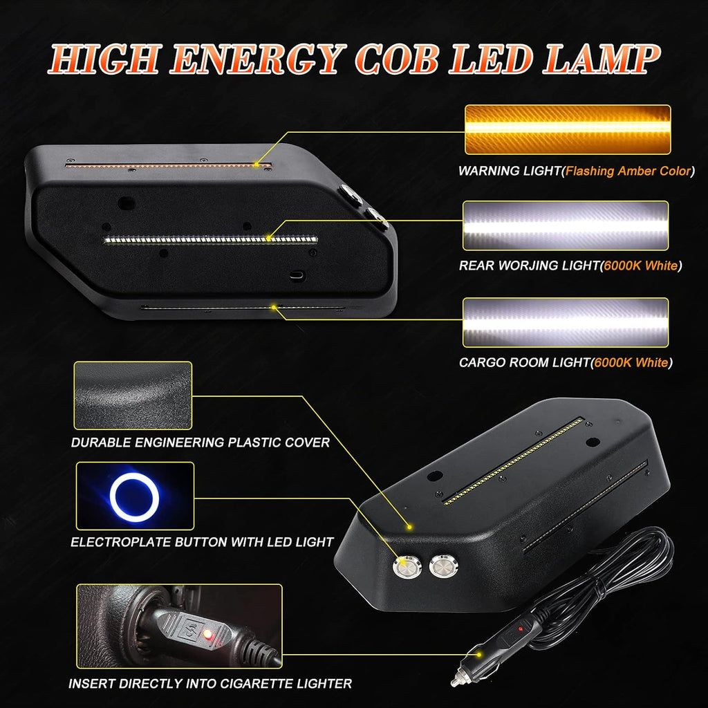 LED Trunk Rear Light Compatible with Jeep Wrangler JL JLU 2018 2019 2020 Pack of 2 B942488