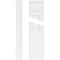 Raised Panel PVC Pilaster with Decorative Capital and Base (Pair) E344