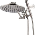 All Metal Dual Shower Head Combo with Adjustable Extender (Matte Black) Y35003