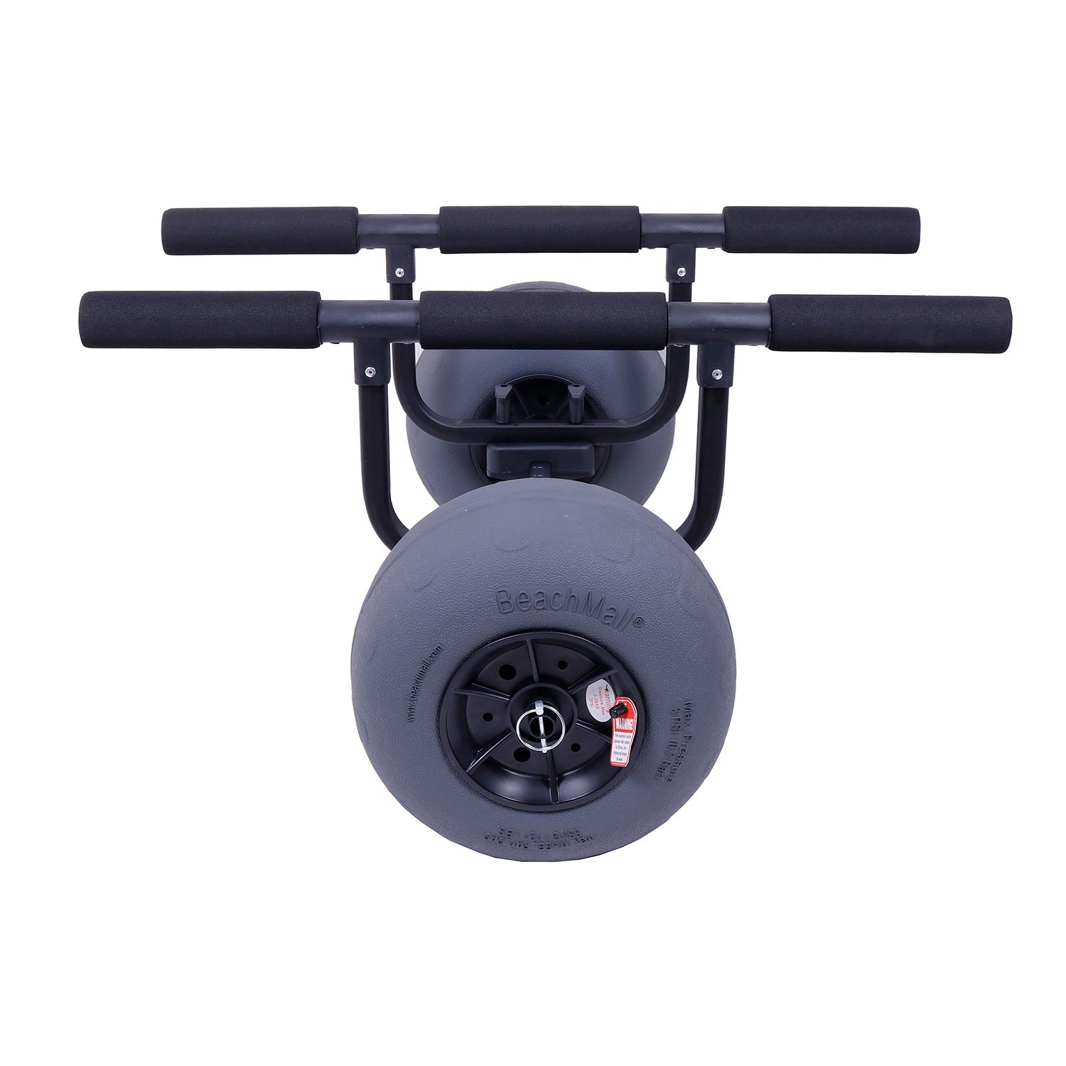Heavy Duty Kayak Cart Dolly with Inflatable Balloon Beach Wheels, 330 lbs Weight Rating, Foldable Carrier, Adjustable Hull Bars E679207