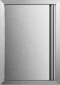 17 x 24 Inch Brushed Stainless Steel Outdoor Kitchen BBQ Access Door Q1051