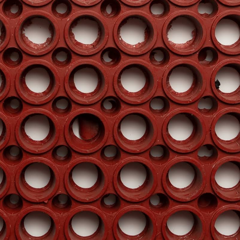 Red Interlock Drainage Mat O2378