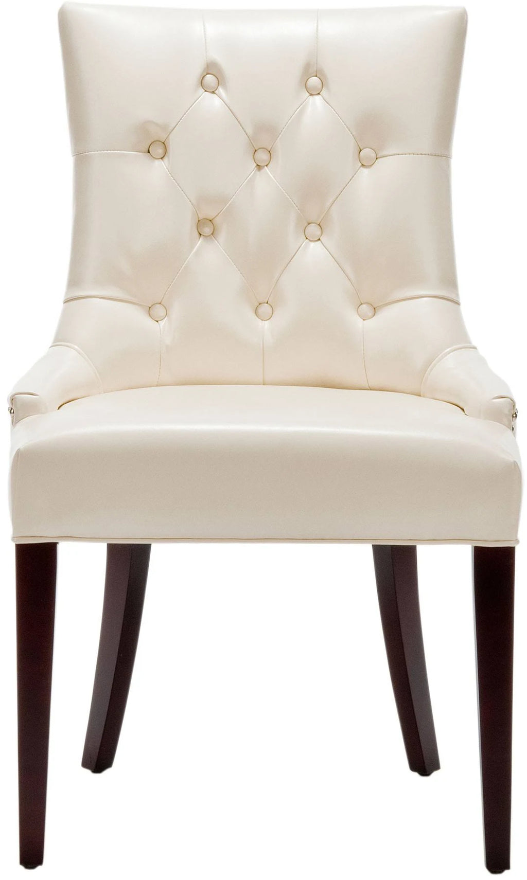 Cream Leather Chair Y43940