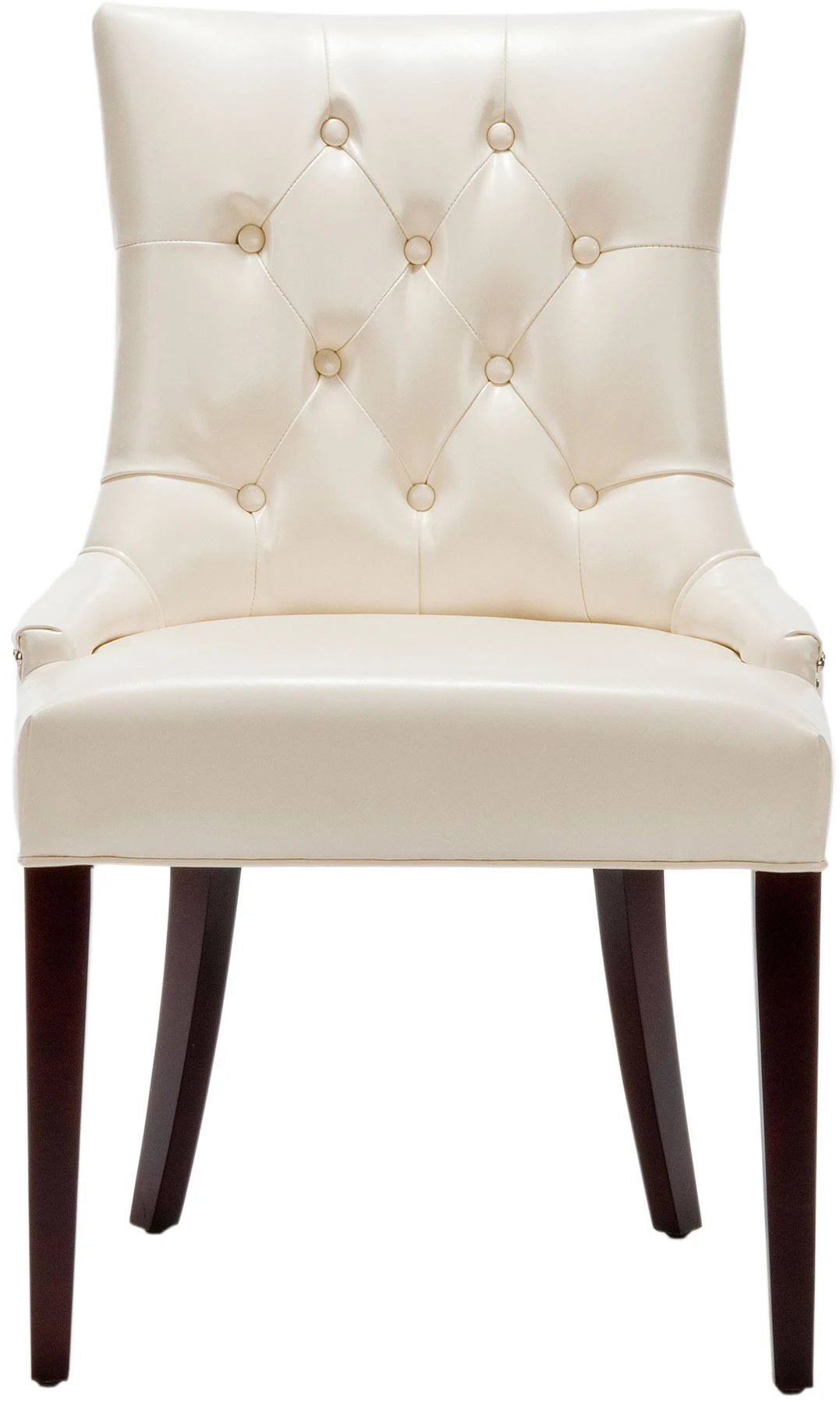 Cream Leather Chair Y43940