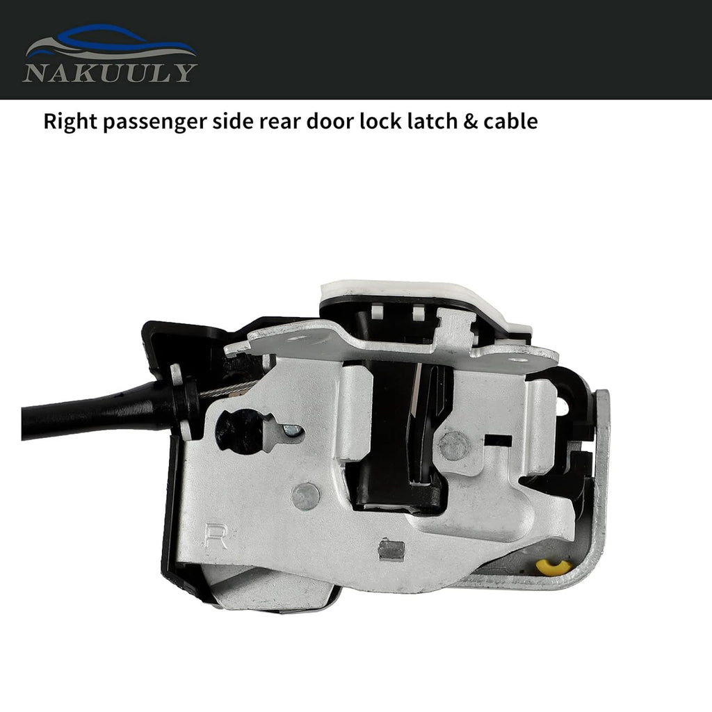 Rear Door Lock Latch & Cable Assembly Pack of 2 F496